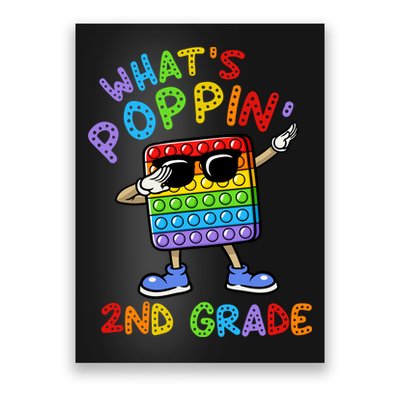 Whats Poppin 2nd Grade Back To School Poster