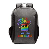 Whats Poppin 2nd Grade Back To School Vector Backpack