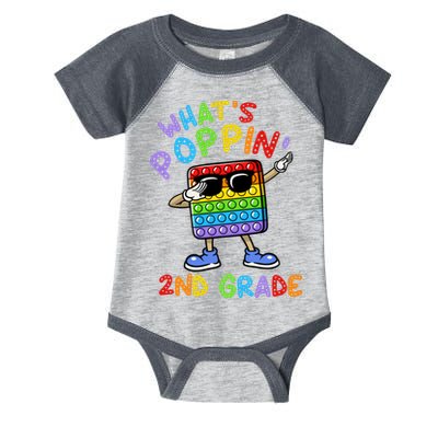 Whats Poppin 2nd Grade Back To School Infant Baby Jersey Bodysuit
