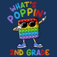Whats Poppin 2nd Grade Back To School Infant Baby Jersey Bodysuit