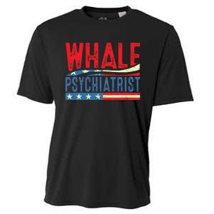 Whale Psychiatrist 2024 Retro Stripe Cooling Performance Crew T-Shirt