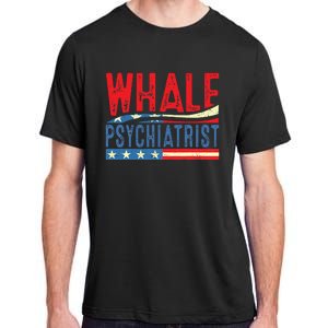 Whale Psychiatrist 2024 Retro Stripe Adult ChromaSoft Performance T-Shirt