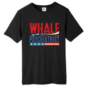 Whale Psychiatrist 2024 Retro Stripe Tall Fusion ChromaSoft Performance T-Shirt