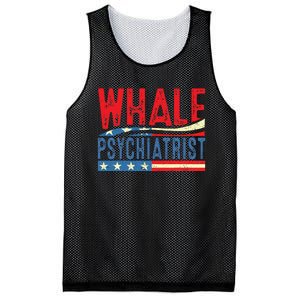 Whale Psychiatrist 2024 Retro Stripe Mesh Reversible Basketball Jersey Tank