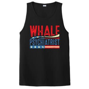 Whale Psychiatrist 2024 Retro Stripe PosiCharge Competitor Tank