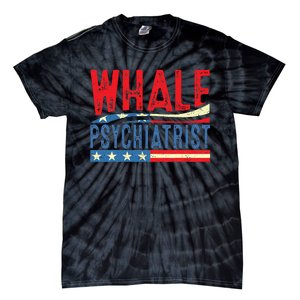 Whale Psychiatrist 2024 Retro Stripe Tie-Dye T-Shirt