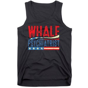 Whale Psychiatrist 2024 Retro Stripe Tank Top