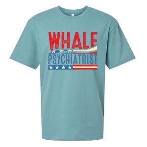 Whale Psychiatrist 2024 Retro Stripe Sueded Cloud Jersey T-Shirt