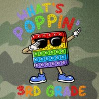 Whats Poppin 3rd Grade Back To School Legacy Tie Dye Trucker Hat