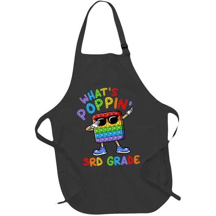 Whats Poppin 3rd Grade Back To School Apron
