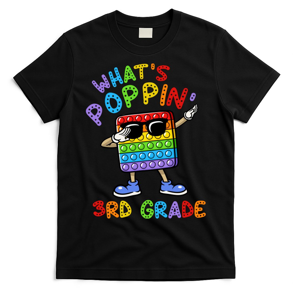 Whats Poppin 3rd Grade Back To School T-Shirt