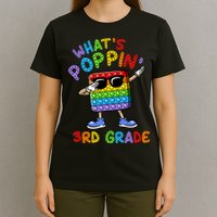 Whats Poppin 3rd Grade Back To School T-Shirt