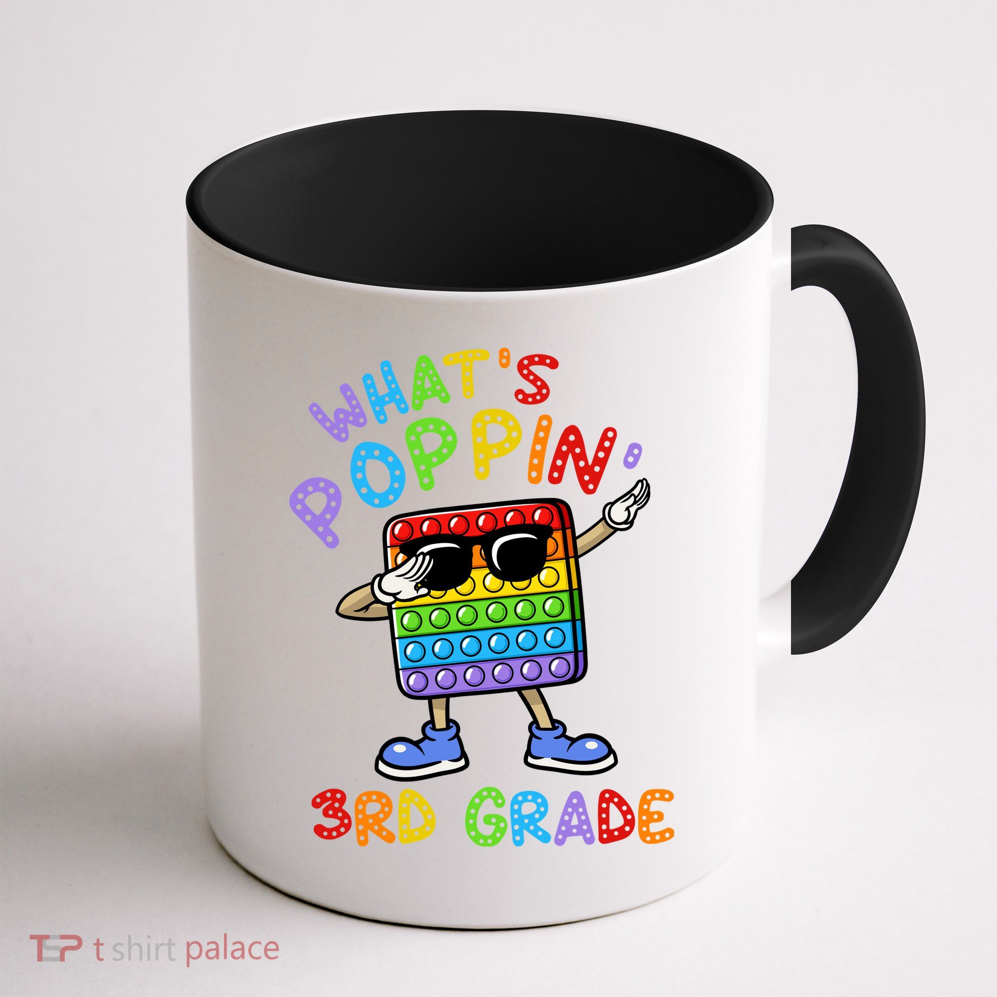 Whats Poppin 3rd Grade Back To School Mug