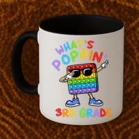 Whats Poppin 3rd Grade Back To School Mug