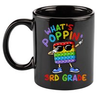 Whats Poppin 3rd Grade Back To School 11oz C Handle Ceramic Mug