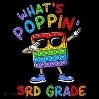 Whats Poppin 3rd Grade Back To School Ladies Essential Flowy Tank