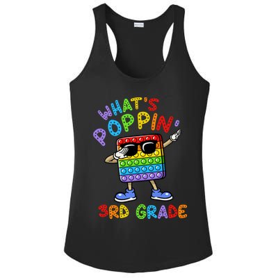 Whats Poppin 3rd Grade Back To School Ladies PosiCharge Competitor Racerback Tank