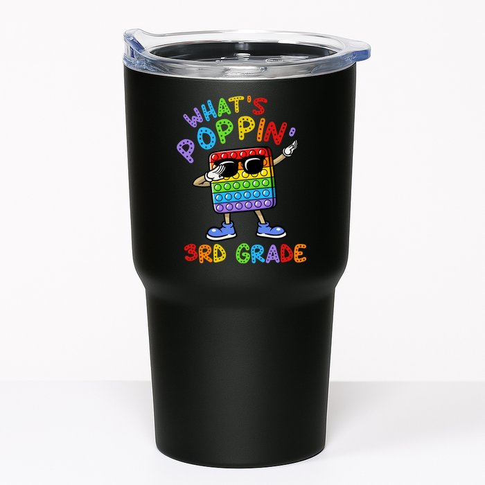 Whats Poppin 3rd Grade Back To School Tumbler