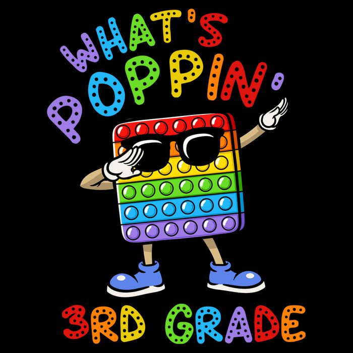 Whats Poppin 3rd Grade Back To School Mousepad