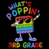 Whats Poppin 3rd Grade Back To School Premium T-Shirt