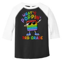 Whats Poppin 3rd Grade Back To School Toddler Fine Jersey T-Shirt