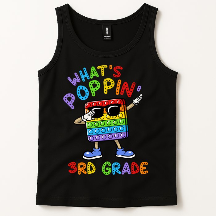 Whats Poppin 3rd Grade Back To School Tank Top