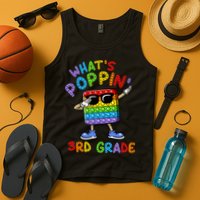 Whats Poppin 3rd Grade Back To School Tank Top