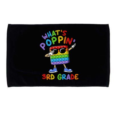 Whats Poppin 3rd Grade Back To School Microfiber Hand Towel