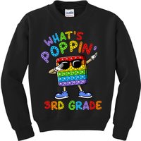 Whats Poppin 3rd Grade Back To School Kids Sweatshirt