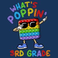 Whats Poppin 3rd Grade Back To School Infant Baby Jersey Bodysuit
