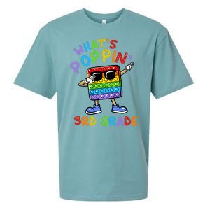 Whats Poppin 3rd Grade Back To School Sueded Cloud Jersey T-Shirt