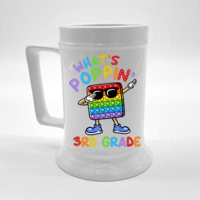 Whats Poppin 3rd Grade Back To School Beer Stein