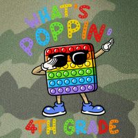 Whats Poppin 4th Grade Back To School Legacy Tie Dye Trucker Hat