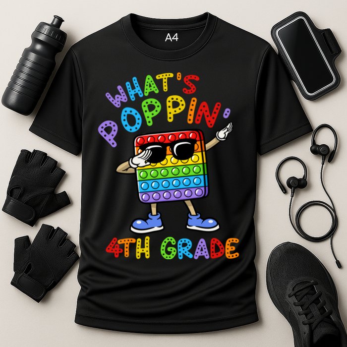 Whats Poppin 4th Grade Back To School Performance Shirt