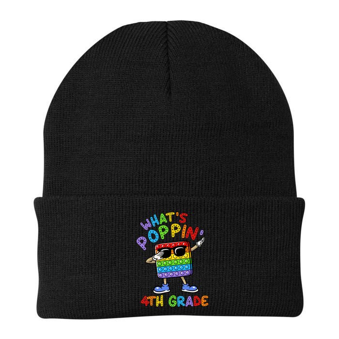 Whats Poppin 4th Grade Back To School Beanie