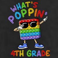 Whats Poppin 4th Grade Back To School Beanie