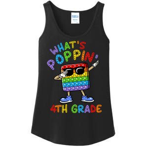 Whats Poppin 4th Grade Back To School Ladies Essential Tank