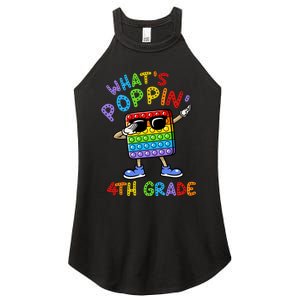 Whats Poppin 4th Grade Back To School Women's Perfect Tri Rocker Tank