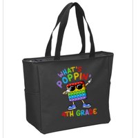 Whats Poppin 4th Grade Back To School Zip Tote Bag