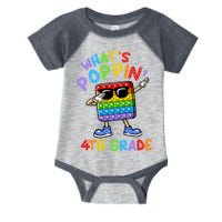 Whats Poppin 4th Grade Back To School Infant Baby Jersey Bodysuit