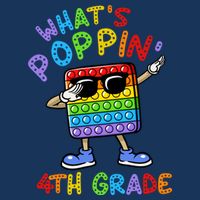 Whats Poppin 4th Grade Back To School Infant Baby Jersey Bodysuit