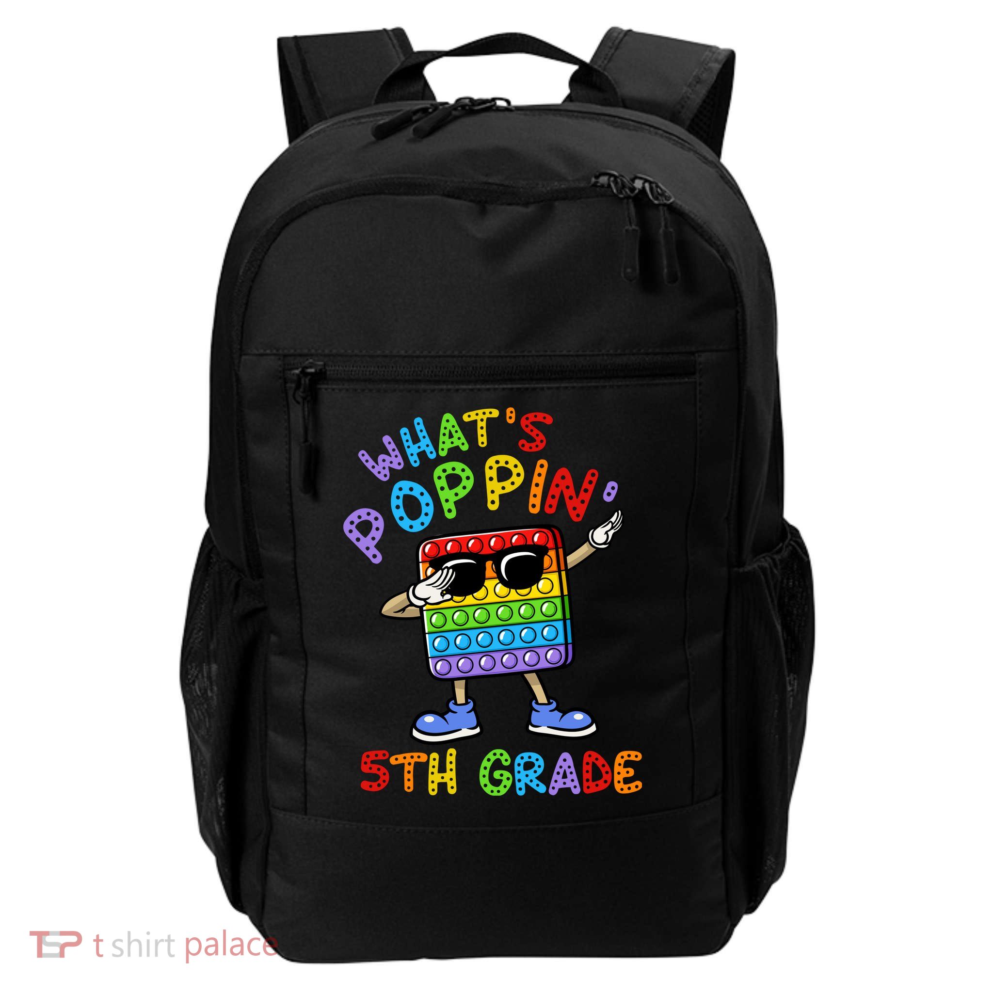 Whats Poppin 5th Grade Back To School Daily Commute Backpack