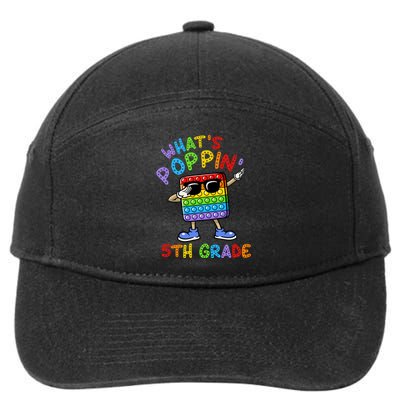 Whats Poppin 5th Grade Back To School 7-Panel Snapback Hat