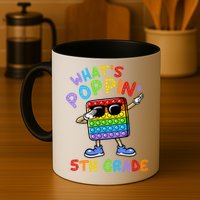 Whats Poppin 5th Grade Back To School Mug