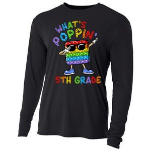 Whats Poppin 5th Grade Back To School Cooling Performance Long Sleeve Crew