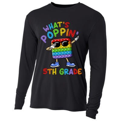 Whats Poppin 5th Grade Back To School Cooling Performance Long Sleeve Crew