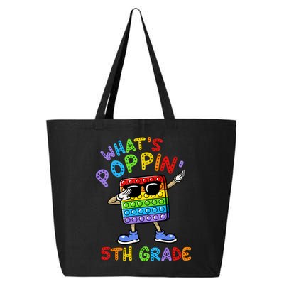 Whats Poppin 5th Grade Back To School 25L Jumbo Tote