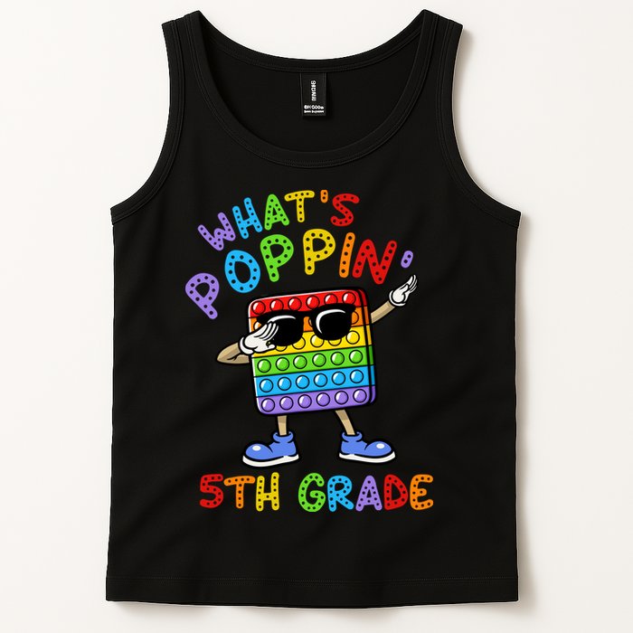 Whats Poppin 5th Grade Back To School Tank Top