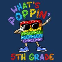 Whats Poppin 5th Grade Back To School Infant Baby Jersey Bodysuit