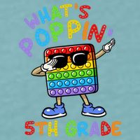 Whats Poppin 5th Grade Back To School Sueded Cloud Jersey T-Shirt